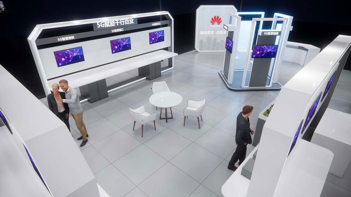 展臺(tái)搭建：華為-中國(guó)5G+工業(yè)互聯(lián)網(wǎng)大會(huì)